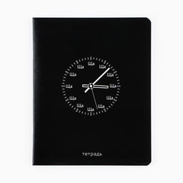 Цена за 3 шт. Тетрадь в клетку, 48 л., А5, на скрепке, блок №1 «Просто черная тетрадь» софт-тач, уф-лак, МИКС