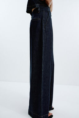 Z1975 WIDE-LEG MID-WAIST JEANS - Zara фото 8