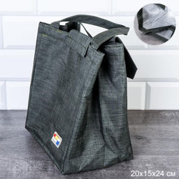 Сумка с эффектом сохранения холода, тепла/термосумка / DFB204green /уп 127/ 20x15x24 см, 5,5 л