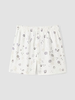 Desenli Kad?n ?ort Pijama Alt