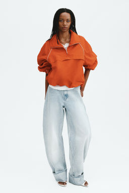 Barrel Leg Regular Waist Jeans - H&m фото 3