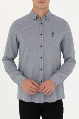 Мужская рубашка Saks с длинным рукавом - U.s. polo assn фото 6