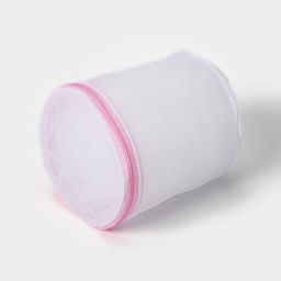 Мешок для стирки белья с диском Доляна, 15×15×19 см, мелкая сетка, цвет белый