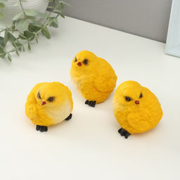 Набор фигурок TAKE IT EASY «Цыпленок», 3 шт., 6×6×6 см