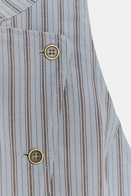 CHALECO CRUZADO RAYAS / Azul / Gris - Zara фото 8