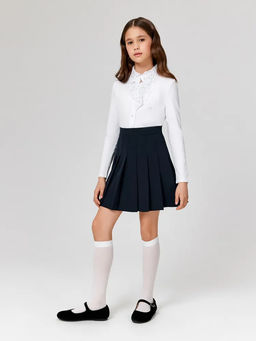 ACOOLA / Блузка детская для девочек Perla белый  фото 4