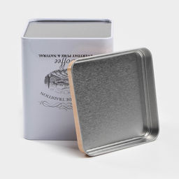 Банка для хранения «Дом и поле», 1.2 л, 12×10 см, жесть, белая