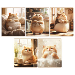 Цена за 2 шт. Тетрадь 48л. BG "Cozy cat" клетка (Т5ск48_вл 57629) выб. лак
