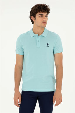 Футболка мужская U.S. Polo Assn цвета морской волны хлопок