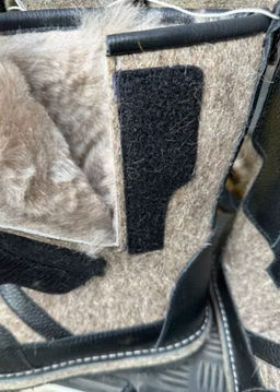 Сапоги мужские войлочные Мансур, на липучках, войл. подошва