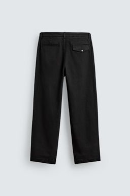 PLEATED RELAXED FIT TROUSERS - Zara фото 6