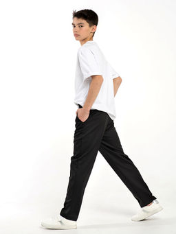 Черные школьные брюки для мальчика Mooriposh, модель 0914 фото 6