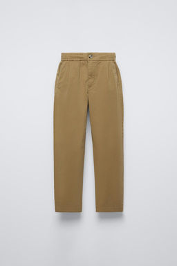 TAPERED DARTED TROUSERS - Zara фото 5