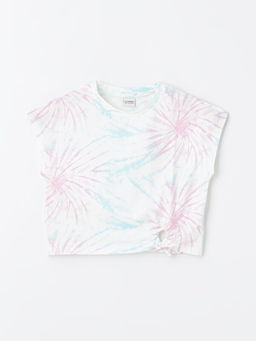 Bisiklet Yaka K?sa Kollu K?z ?ocuk Ti??rt ve ?ort - Waikiki фото 2