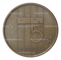 5 центов 1992 года Нидерланды