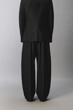 LIMITED EDITION CURVED FIT SUIT TROUSERS - Zara фото 13