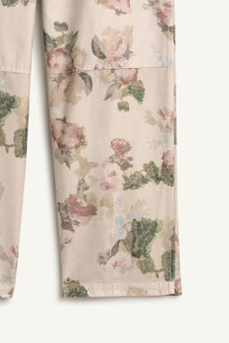 FLWR CRPNT PNT / verde lavado - Zara фото 10