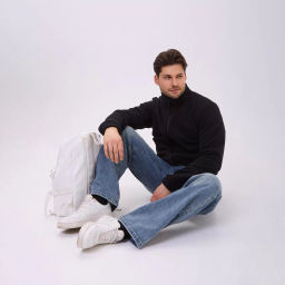 RODOS Толстовка на молнии мужская флис М-321 Синий  фото 36