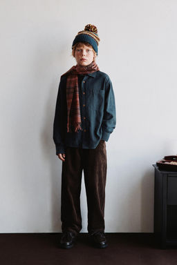 FLANNEL SHIRT WITH POCKET - Zara фото 5