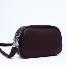 Сумка кросс-боди на молниях, наружный карман, цвет бордовый - Simaland фото 3