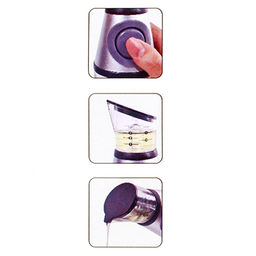 Бутылка для масла стеклянная 250мл, д6,5см, h21,5см, с пресс-дозатором, цветная коробке (Китай) - Домашняя мода фото 5