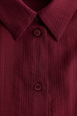 Camisa oversize con efecto arrugado - H&m фото 4