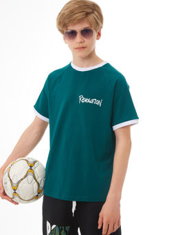 Футболка темный изумруд 231161404а - Nota bene фото 10