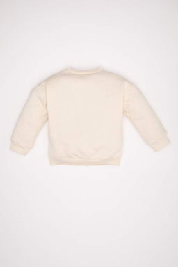 Кардиган на пуговицах с круглым вырезом для маленьких девочек - Defacto фото 5