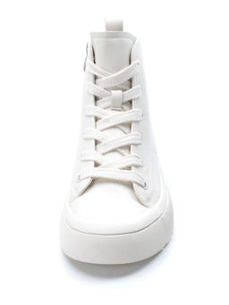 04-YSN2285-2 WHITE Ботинки женские зимние (натуральная и искусственная кожа, шерсть)