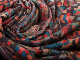 Палантин широкий шерсть 100% Тк4400/7 - Ганг фото 3