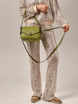 Сумка через плечо Azaro 3684 зеленый бамбук