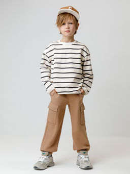 КР 400854/коричневый 1038 к584 брюки для мал - Crockid фото 4