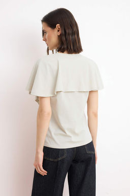 Tas Regular/Normal Kal?p K?sa Kollu Tok %100 Pamuk Orme T-Shirt TWOSS26TS00199 - Trendyolmilla фото 4