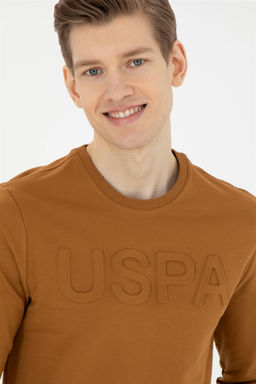 U. S. Polo Assn / Мужской базовый свитшот кокосового цвета - U.s. polo assn фото 2
