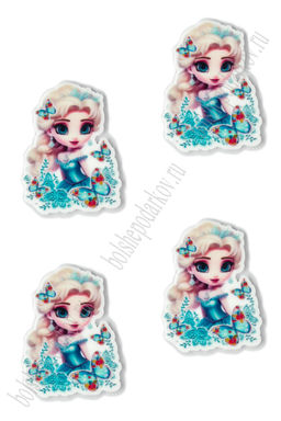 Кабошон-вырубка "Мультик" 2,7*3,5 см (10 шт) SF-6034, №46