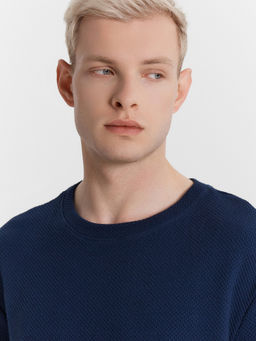 Комплект мужской синий: футболка и шорты - Mark formelle фото 6