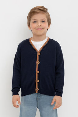 Crockid _ КВ 30154/темно-синий кардиган для мал
