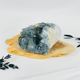 Друза Целестина на подставке - Радуга самоцветов фото 3