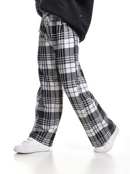 Брюки палаццо спортивные штаны для девочки одежда в клетку UD 7875(5161) кофе/беж клетка - Mini maxi фото 16