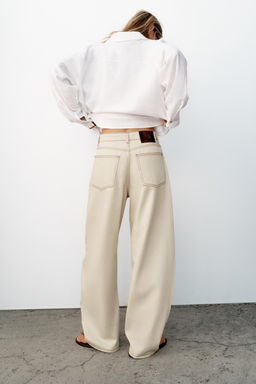 JEANS Z1975 BARREL TIRO MEDIO / Crudo