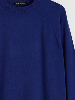 Bisiklet Yaka Kad?n Triko Tunik