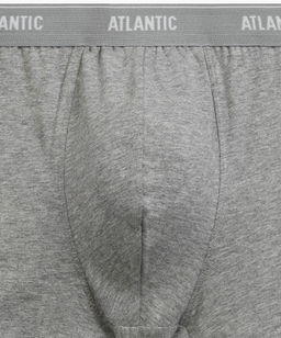 ATLANTIC 2RMH-011 Трусы шорты - набор (2 шт.) серый меланж + морской фото 4