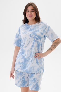 Костюм из кулирки унисекс дым голубой - Амадэль фото 5