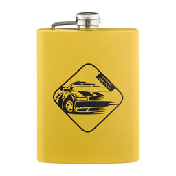 Фляжка Лучший водитель, нержавеющая сталь, 240 мл, 8 oz