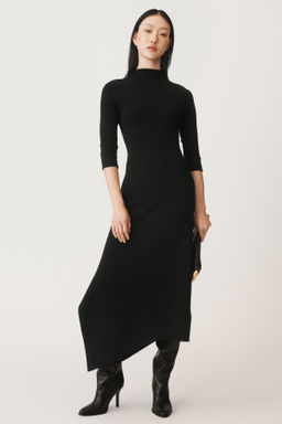 WOOL BLEND ASYMMETRIC DRESS 50TH ANNIVERSARY - Zara фото 6