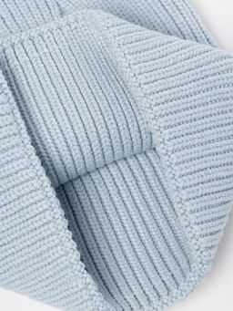Шапка жен. шерсть+виск+каш LB-N88060 l.blue - Labbra фото 10