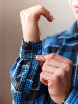 Мужская сорочка рубашка из фланели м36бт - Лето-текс фото 8