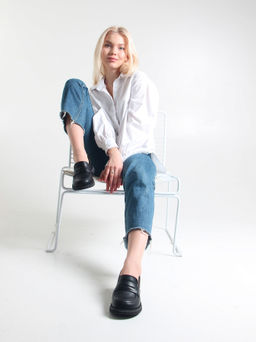 Лоферы туфли 175.патрицияbl. черный