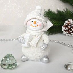 Фигурка Снеговик 10 см / S2220 /уп 2/240/Новый год - ГалеонТрейд фото 5