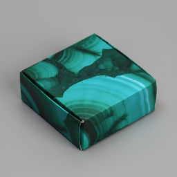 Цена за 5 шт. Коробка под бижутерию Малахит, 7.5 7.5 3 см